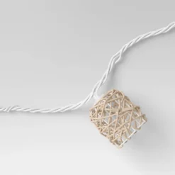 10ct Incandescent Mini Lights With Wrapped Rattan Hoods Brown - Opalhouse™ -Opalhouse Sales Store GUEST 1611eebf 7bfb 46d6 95fc 5806cce0b33e