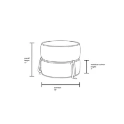 Olivia Round Pouf Rust - Opalhouse™ Designed With Jungalow™ -Opalhouse Sales Store GUEST 2dec2442 055a 49e6 a91f e3a92174e078