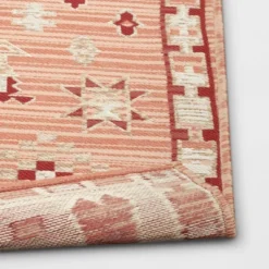 7'x10' Tapestry Rectangular Woven Outdoor Area Rug Red/Pink - Opalhouse™ 5 7'x10' Tapestry Rectangular Woven Outdoor Area Rug Red/Pink - Opalhouse™ -Opalhouse Sales Store GUEST 77b641b6 dcd1 40f9 b161 7be739e1e714 1