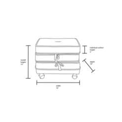 Marin Stackable Pouf With Casters - Opalhouse™ Designed With Jungalow™ 11 Marin Stackable Pouf With Casters - Opalhouse™ Designed With Jungalow™ -Opalhouse Sales Store GUEST 7b9ecb5e 9626 4b0f abc1 fd2c0a06f868