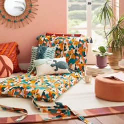 Seasgrass And Bamboo Woven Pedestal Vase - Opalhouse™ Designed With Jungalow™