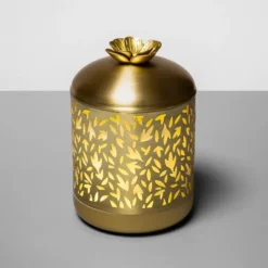 200ml Metal Flower Cutout Color-Changing Oil Diffuser Gold - Opalhouse™ -Opalhouse Sales Store GUEST be53ae4e 50ec 4323 a07e 251cf8563ca1