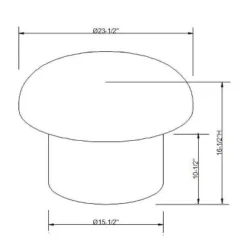 Maddalena Mushroom Stool - Opalhouse™ Designed With Jungalow™ -Opalhouse Sales Store GUEST c2878331 038a 4ac5 ad14 266eb978ce44