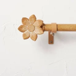 Flower Faux Wood Curtain Rod Natural Wood - Opalhouse™ Designed With Jungalow™ -Opalhouse Sales Store GUEST c5b5a613 8f9b 4e84 9eff 5ca6e3369a7b