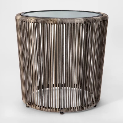 Latigo 3pc Rattan Patio Chat Set, Outdoor Furniture Set - Gray/Brown - Opalhouse™ 3 Latigo 3pc Rattan Patio Chat Set, Outdoor Furniture Set - Gray/Brown - Opalhouse™ - Image 3