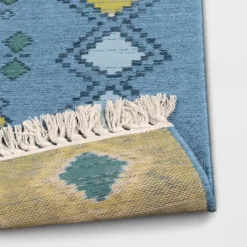 7'x10' Bright Moroccan Rectangular Woven Outdoor Area Rug Indigo - Opalhouse™ -Opalhouse Sales Store GUEST f1512d73 cd59 4071 a29a efd457754733